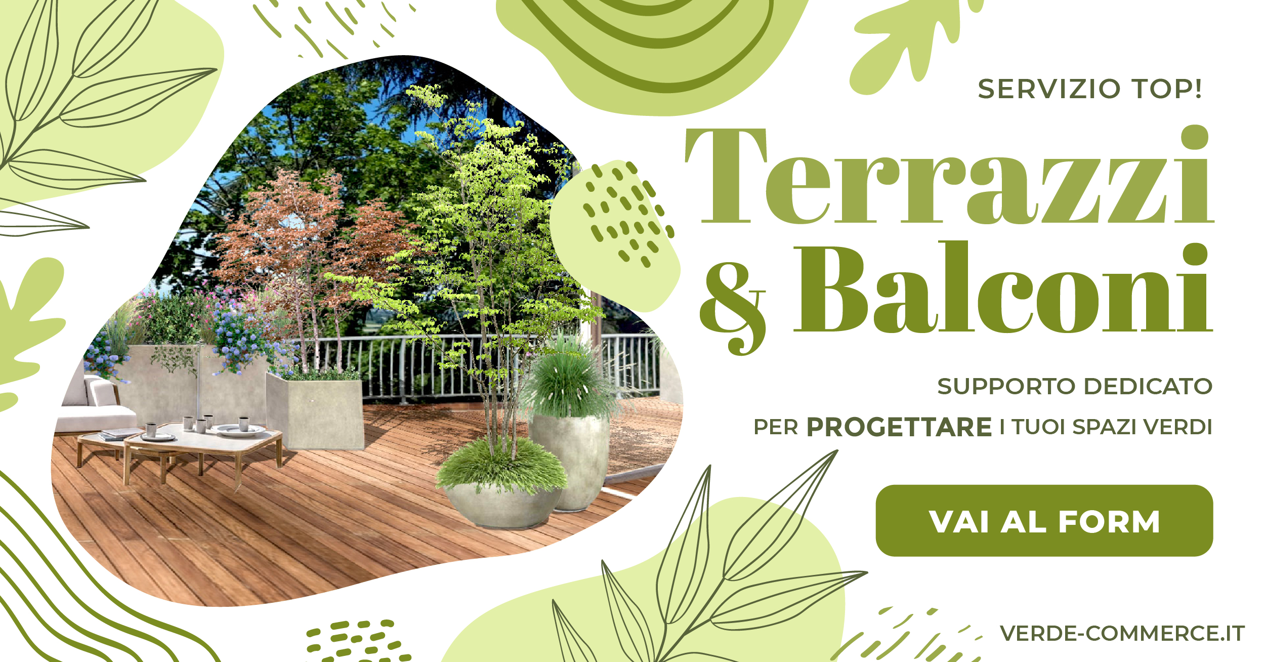 Progetta il tuo terrazzo o balcone - Consulenza online